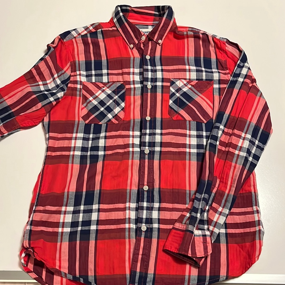 Mens button-down, soft fabric great condition